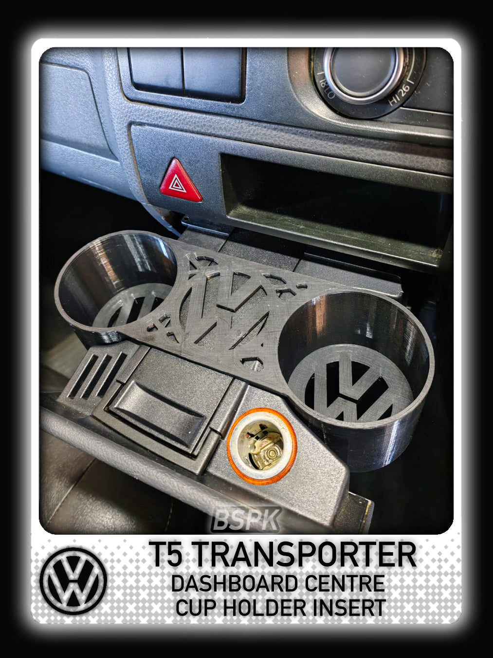 Volkswagen T5 Transporter - Dashboard Cup Holder Insert