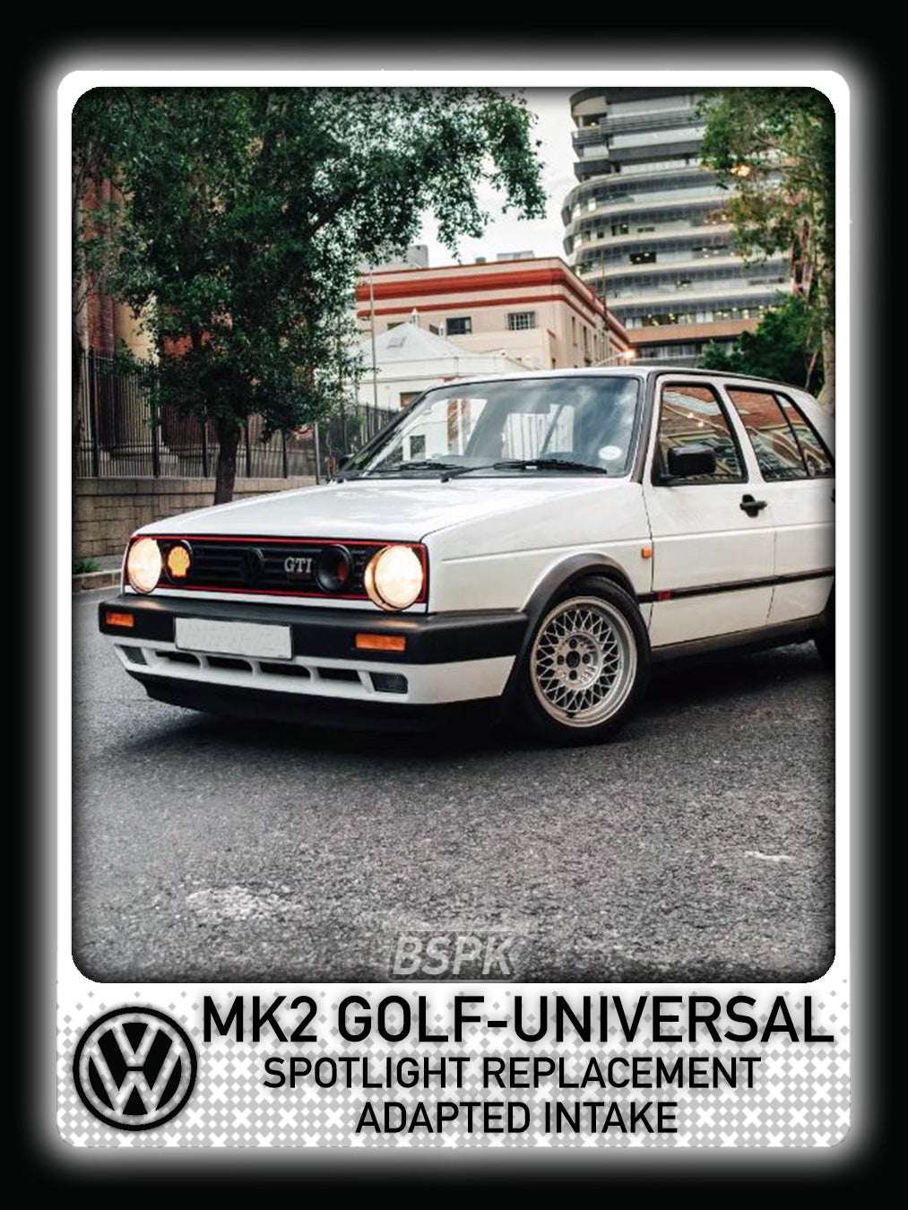Volkswagen MK2 Golf - Spotlight Replacement Adapted Intake