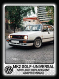 Volkswagen MK2 Golf - Spotlight Replacement Adapted Intake