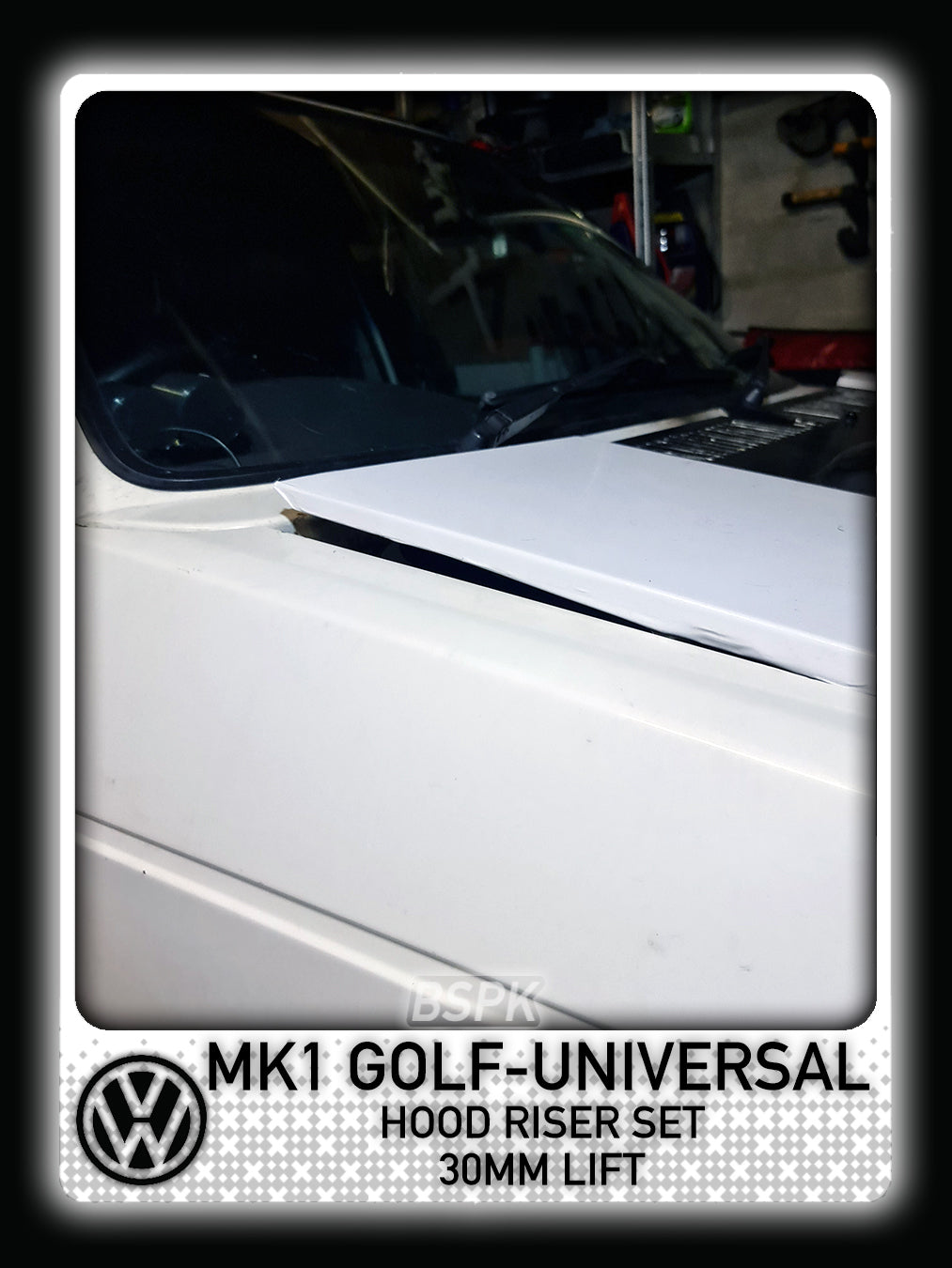 Volkswagen MK1 Golf - Universal - Hood Risers 30mm