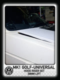 Volkswagen MK1 Golf - Universal - Hood Risers 30mm