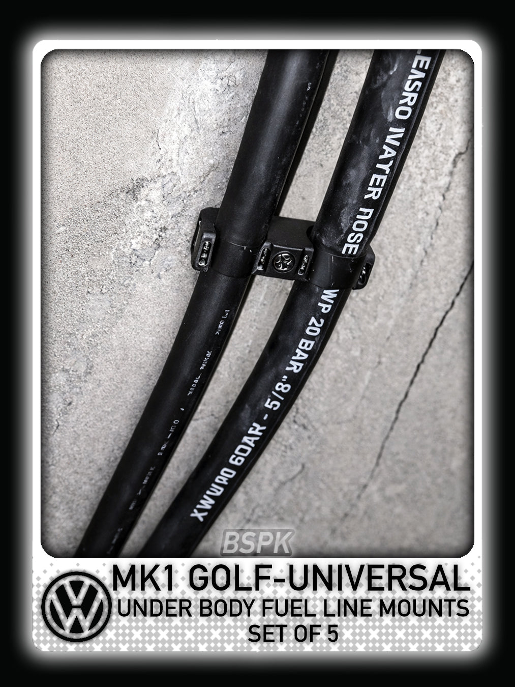 Volkswagen MK1 Golf - Universal - Underbody Fuel Line Mount