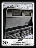 Toyota Corolla KE70 - Radio Blank Off Plate