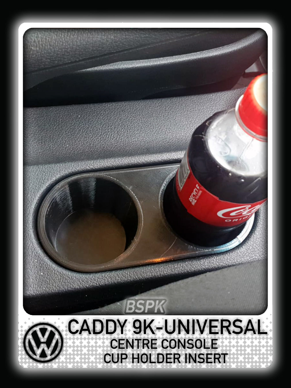 Volkswagen Caddy 2K - Centre Console Cup Holder Insert