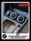 BMW E30 - Ashtray Dual Gauge Pod 10°