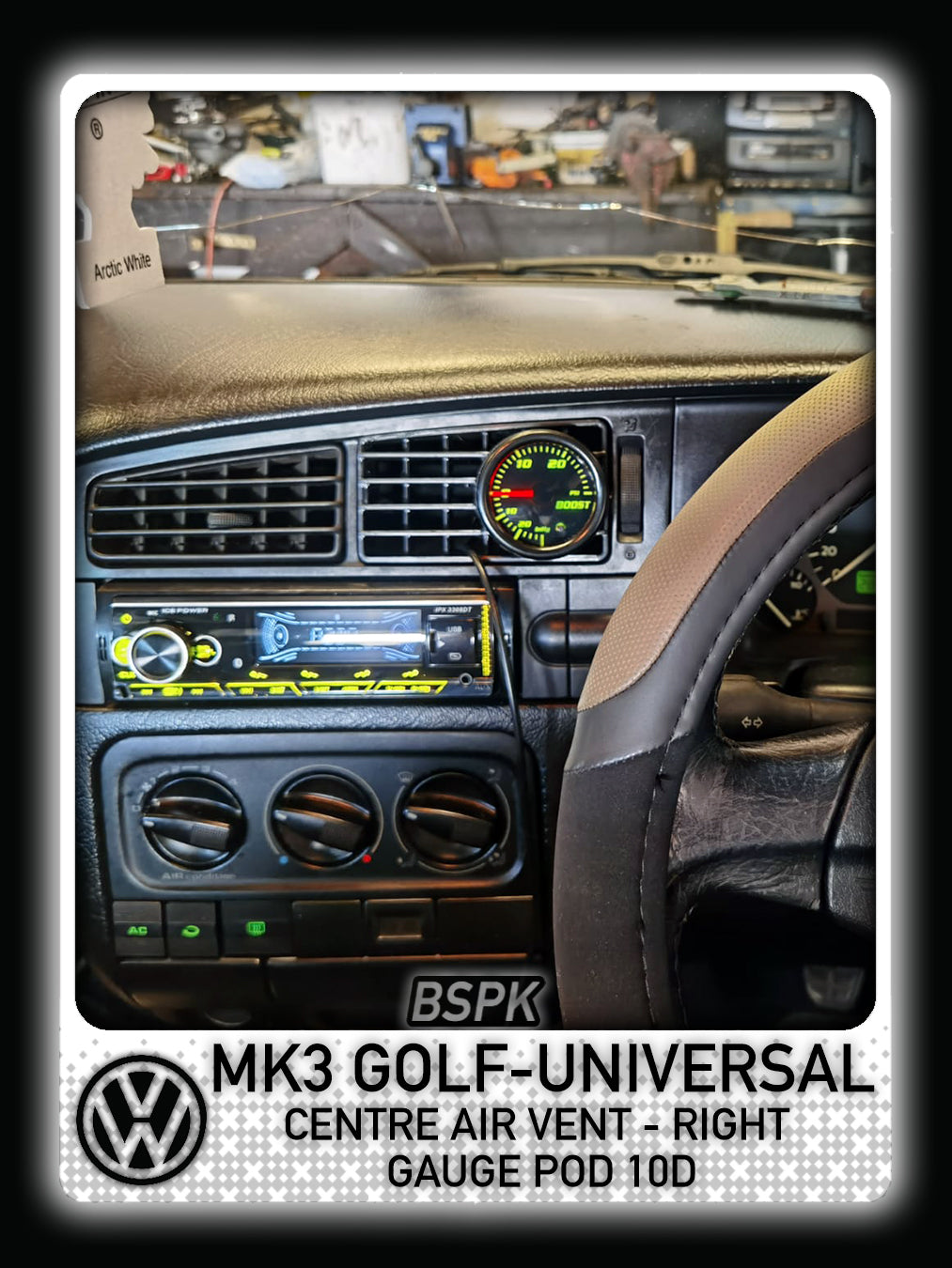 Volkswagen MK3 Golf - Centre Right Air Vent Gauge Pod 10°