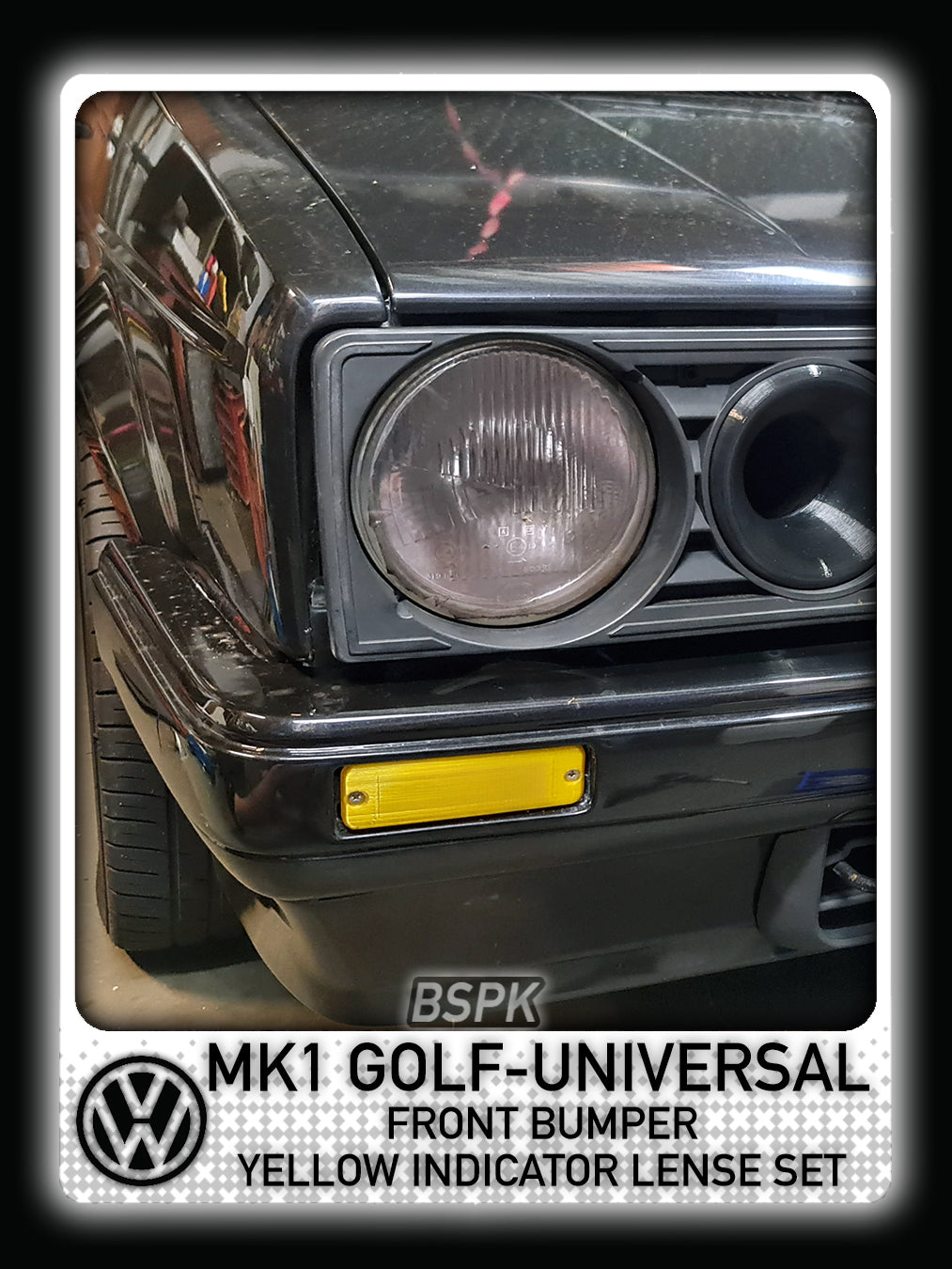 Volkswagen MK1 Golf - Universal - Yellow Indicator Lenses