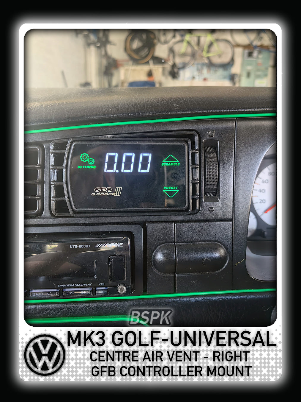 Volkswagen MK3 Golf - Centre Right Air Vent GFB Conroller Mount