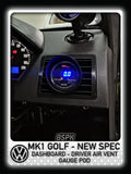 Volkswagen MK1 Golf - New Spec - Driver Side Air Vent Gauge Pod