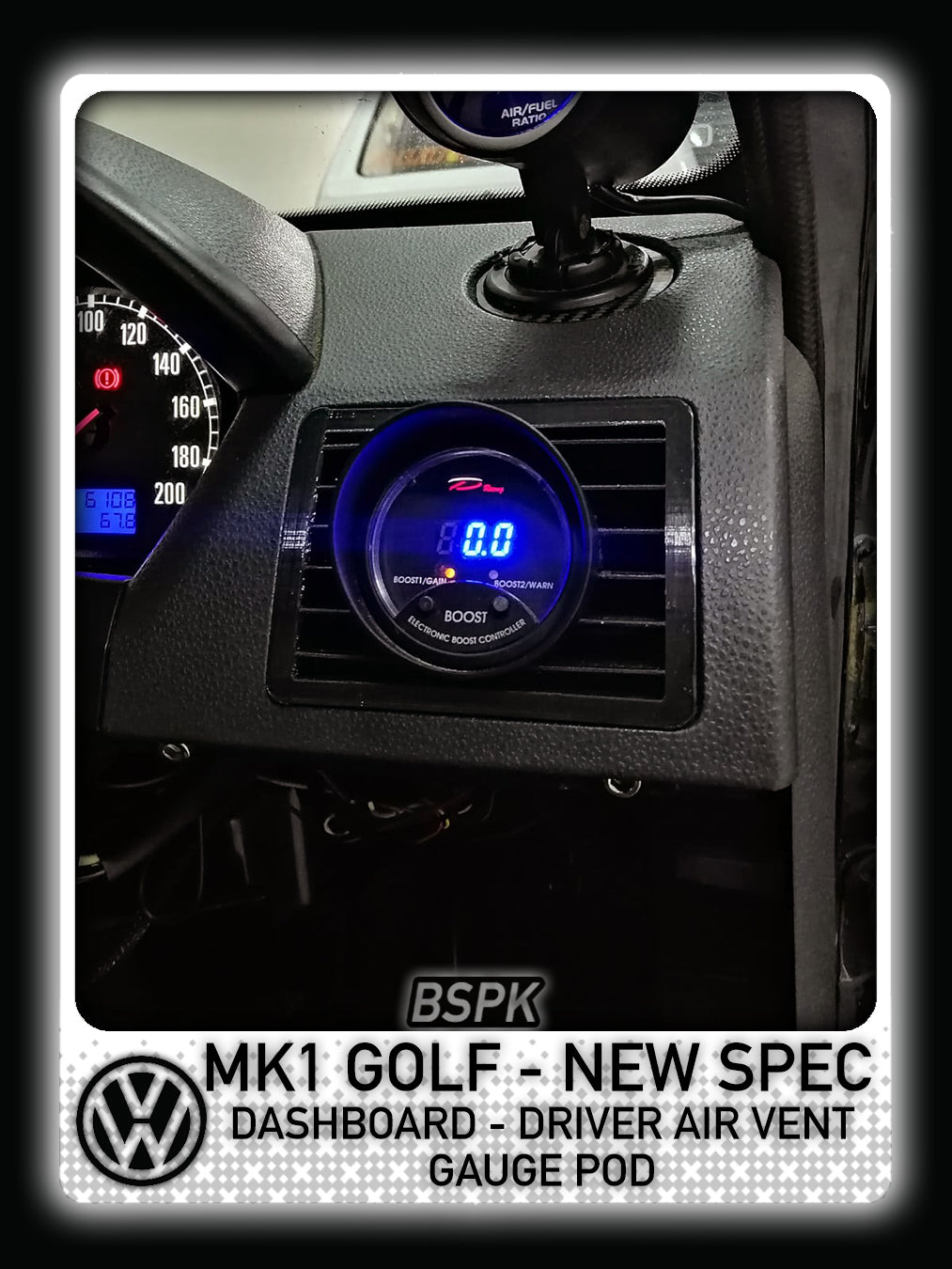 Volkswagen MK1 Golf - New Spec - Driver Side Air Vent Gauge Pod