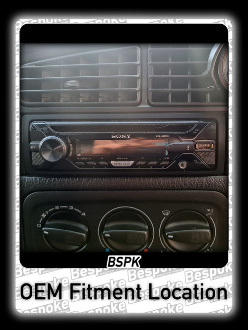 BSPK Single DIN Radio Gauge Pod