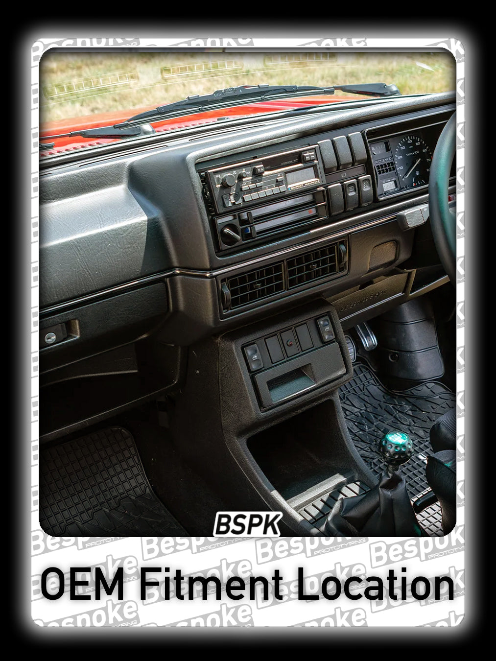 Volkswagen MK2 Golf - Radio Triple Gauge Pod 10°