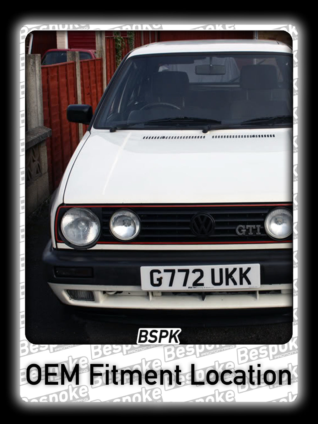 Volkswagen MK2 Golf - Spotlight Replacement Adapted Intake