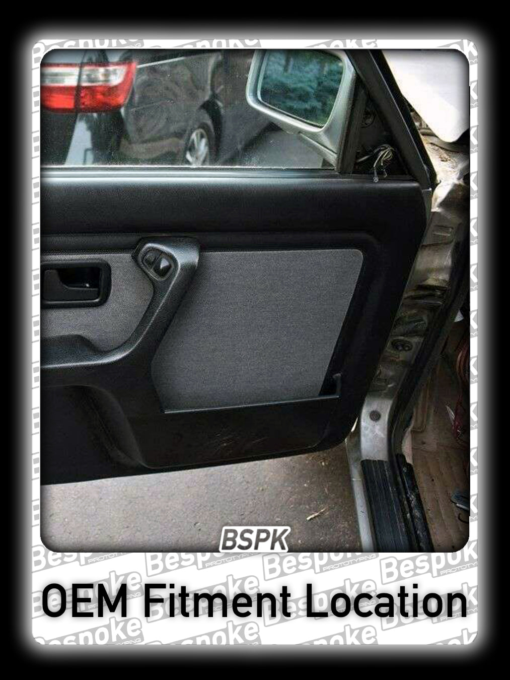 BMW E30 - Inner Door Mirror Cover Tweeter Pods