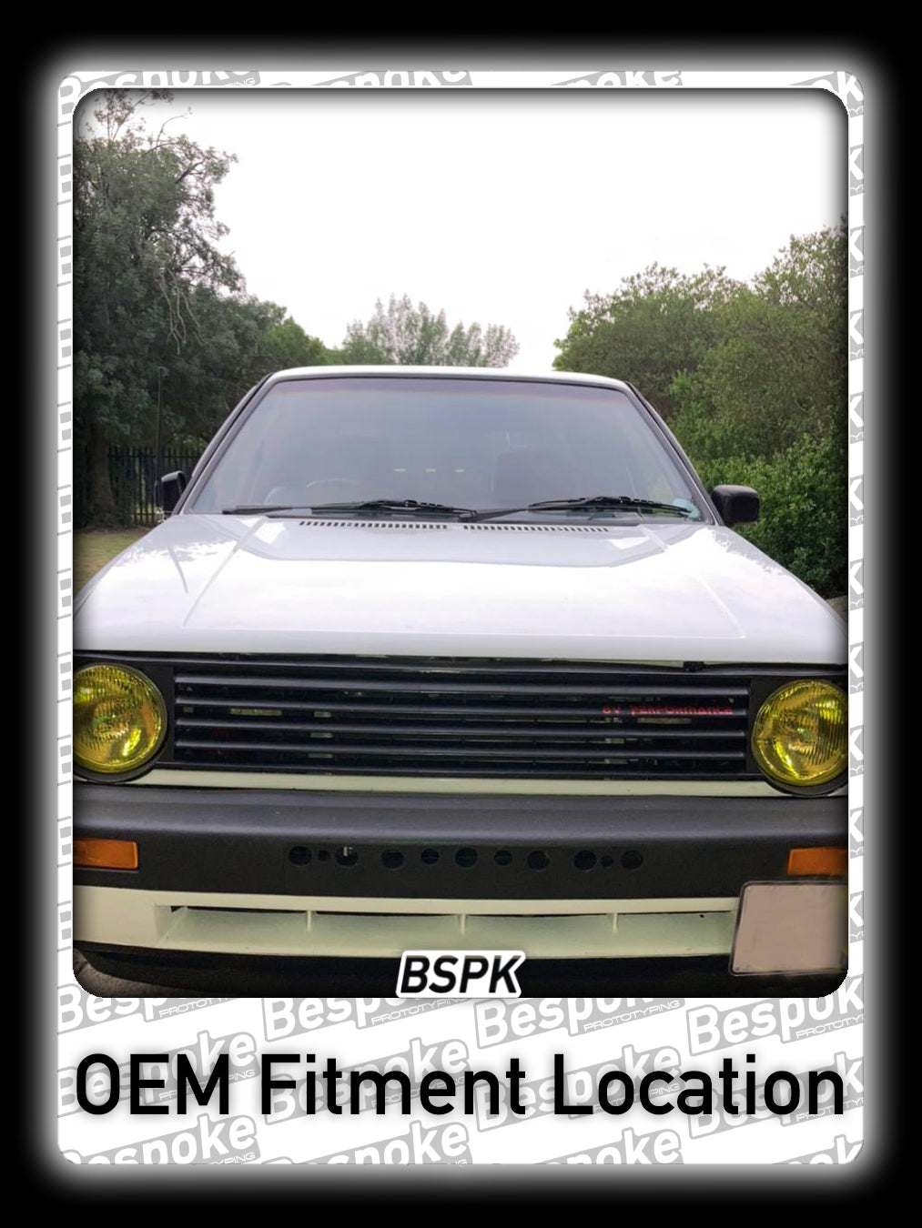 Volkswagen MK2 Golf - 20mm Hood Riser Set