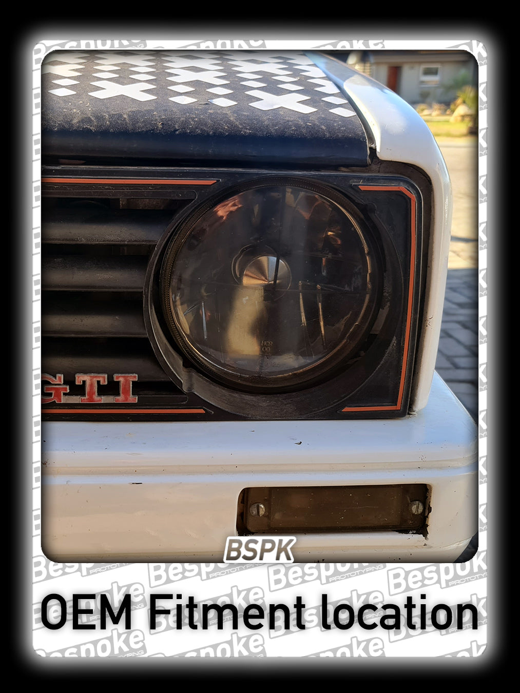 Volkswagen MK1 Golf - Universal - Headlight Replacement Adapted Intake