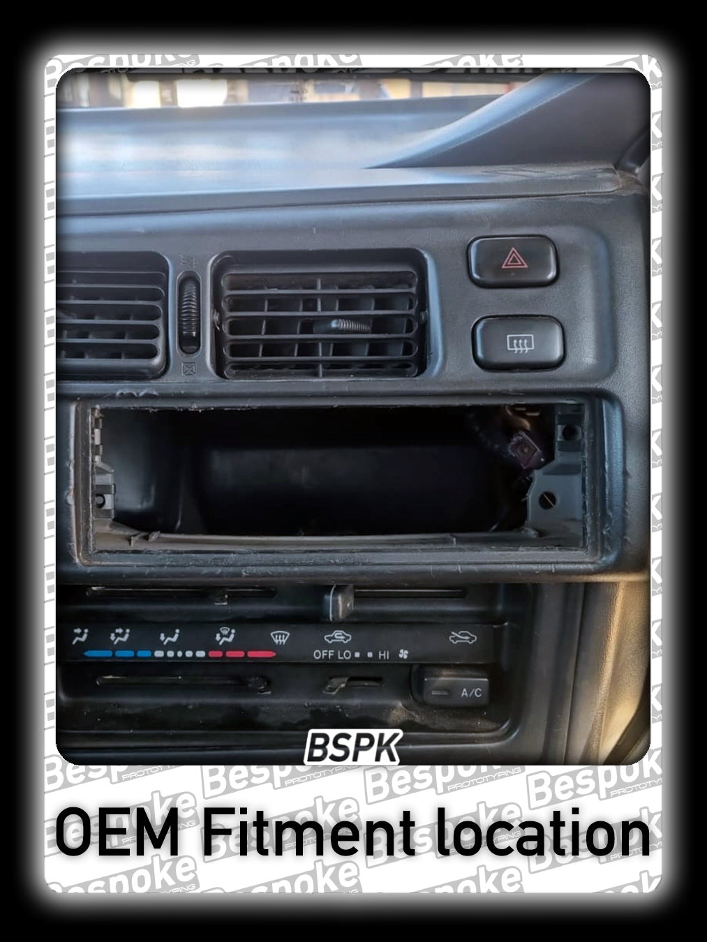 Toyota Corolla E110 - Radio Blank Off Plate