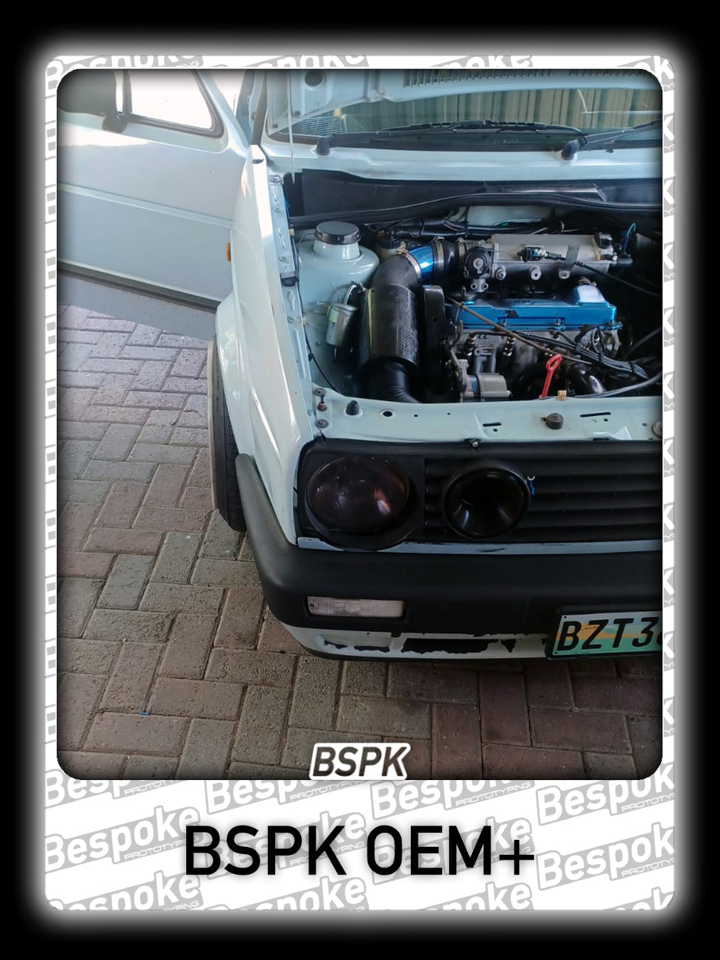 Volkswagen MK2 Golf - Spotlight Replacement Adapted Intake