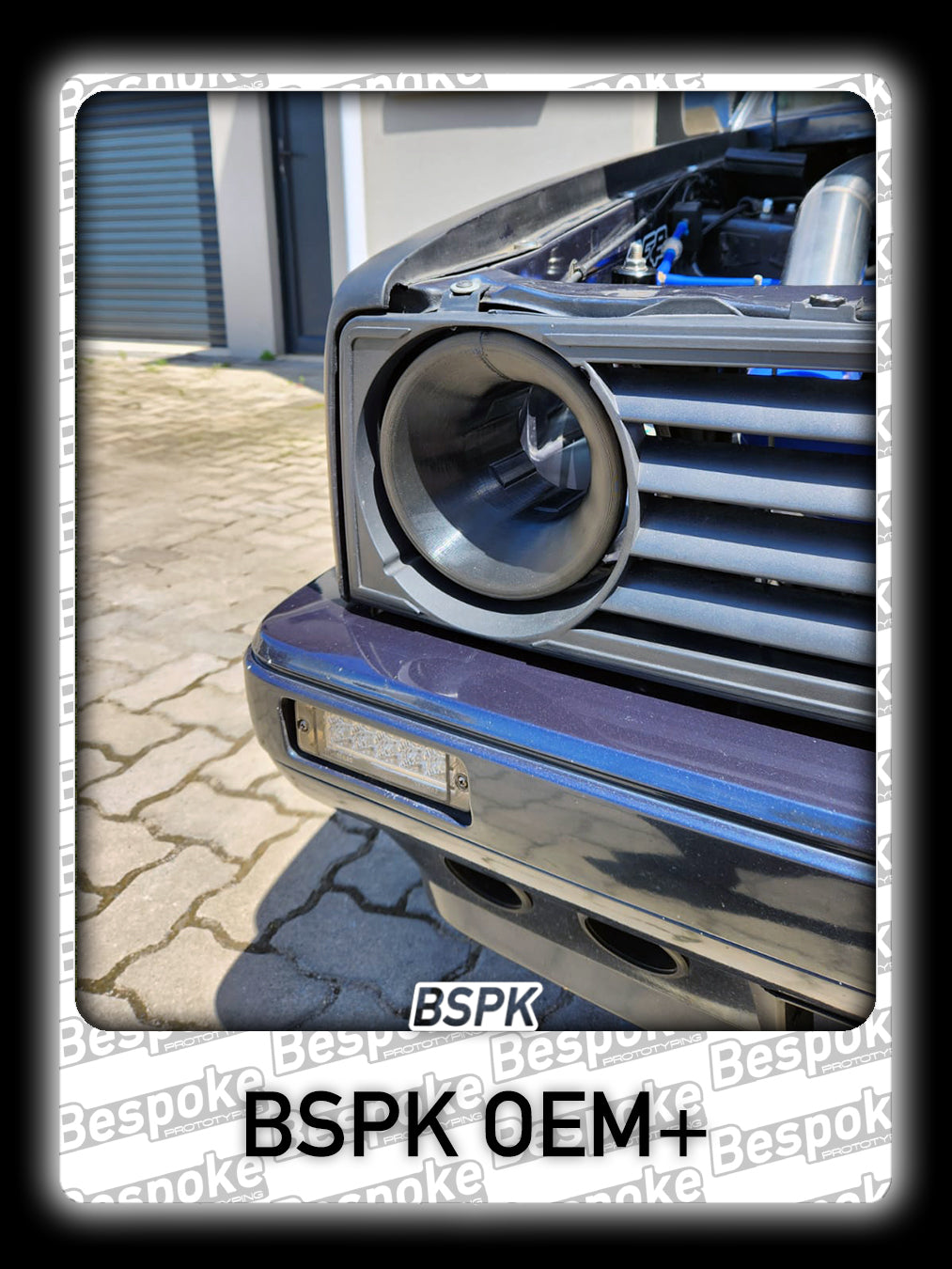 Volkswagen MK1 Golf - Universal - Headlight Replacement Adapted Intake