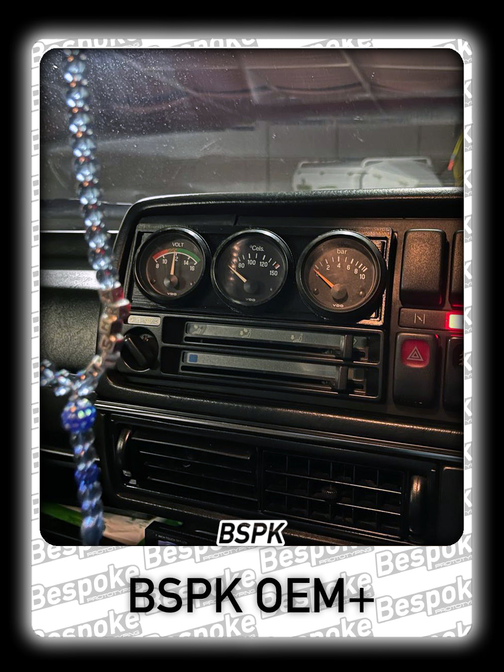 Volkswagen MK2 Golf - Radio Triple Gauge Pod 10°