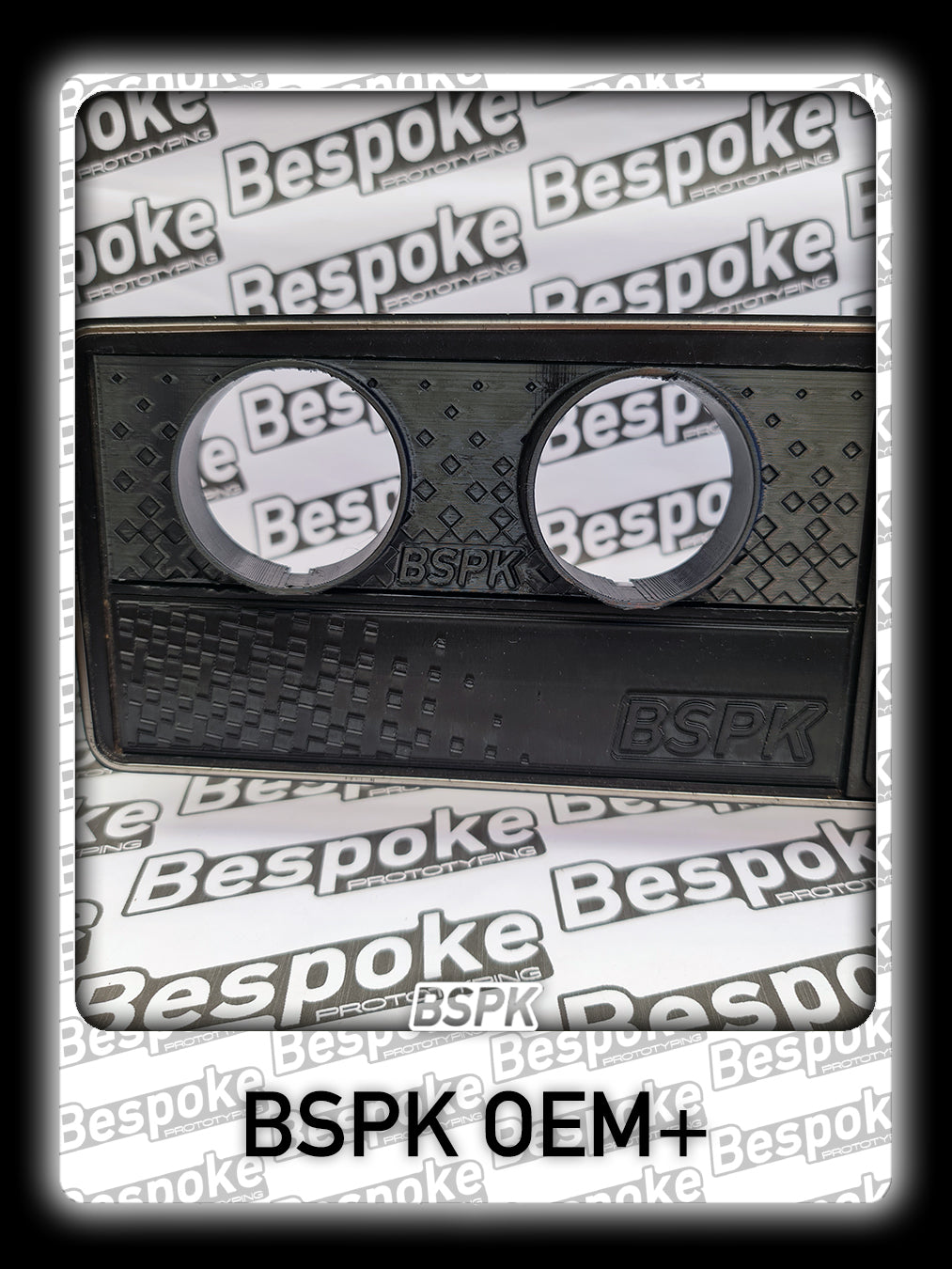 Volkswagen MK1 Golf - Old Spec - Radio Dual Gauge Pod 10° Embossed