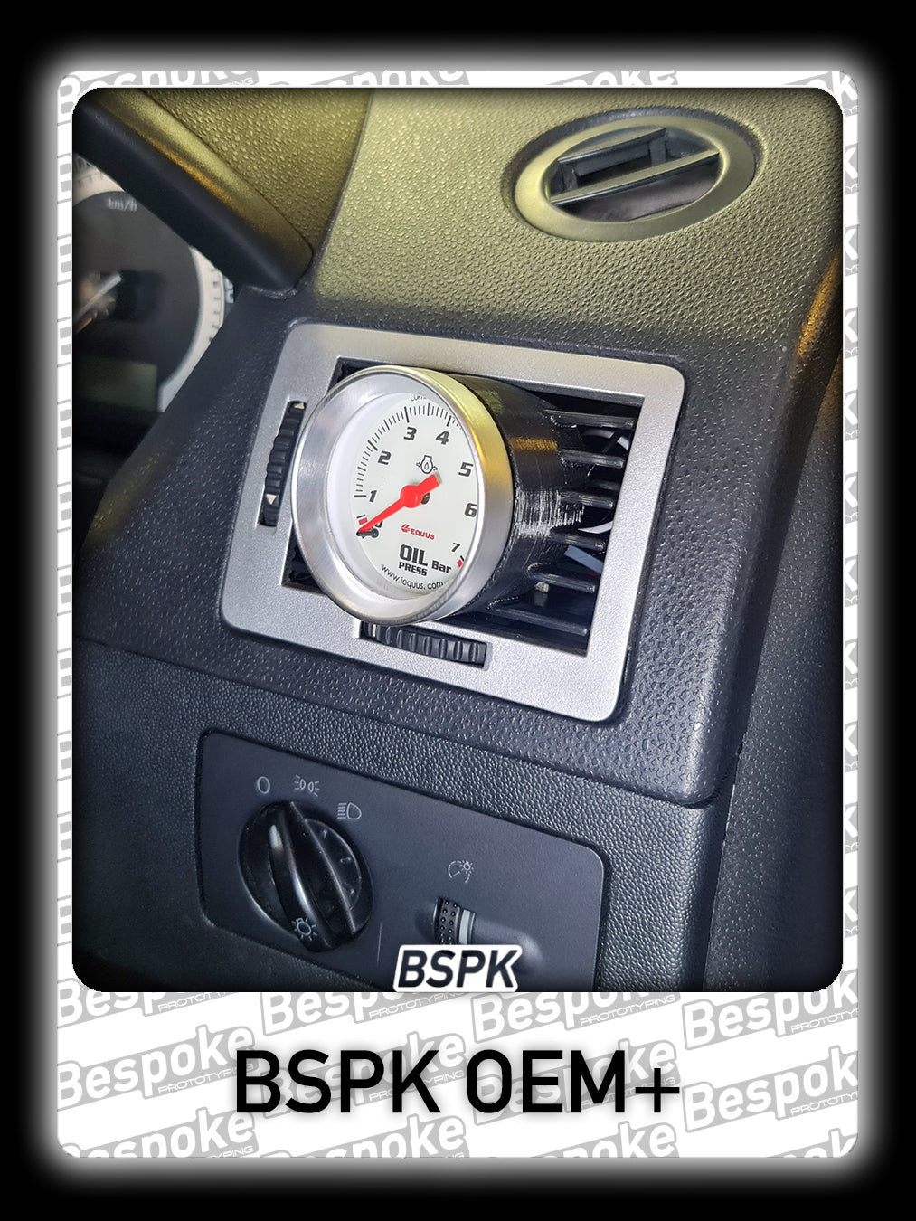 Volkswagen MK1 Golf - New Spec - Driver Side Air Vent Gauge Pod Insert 10°