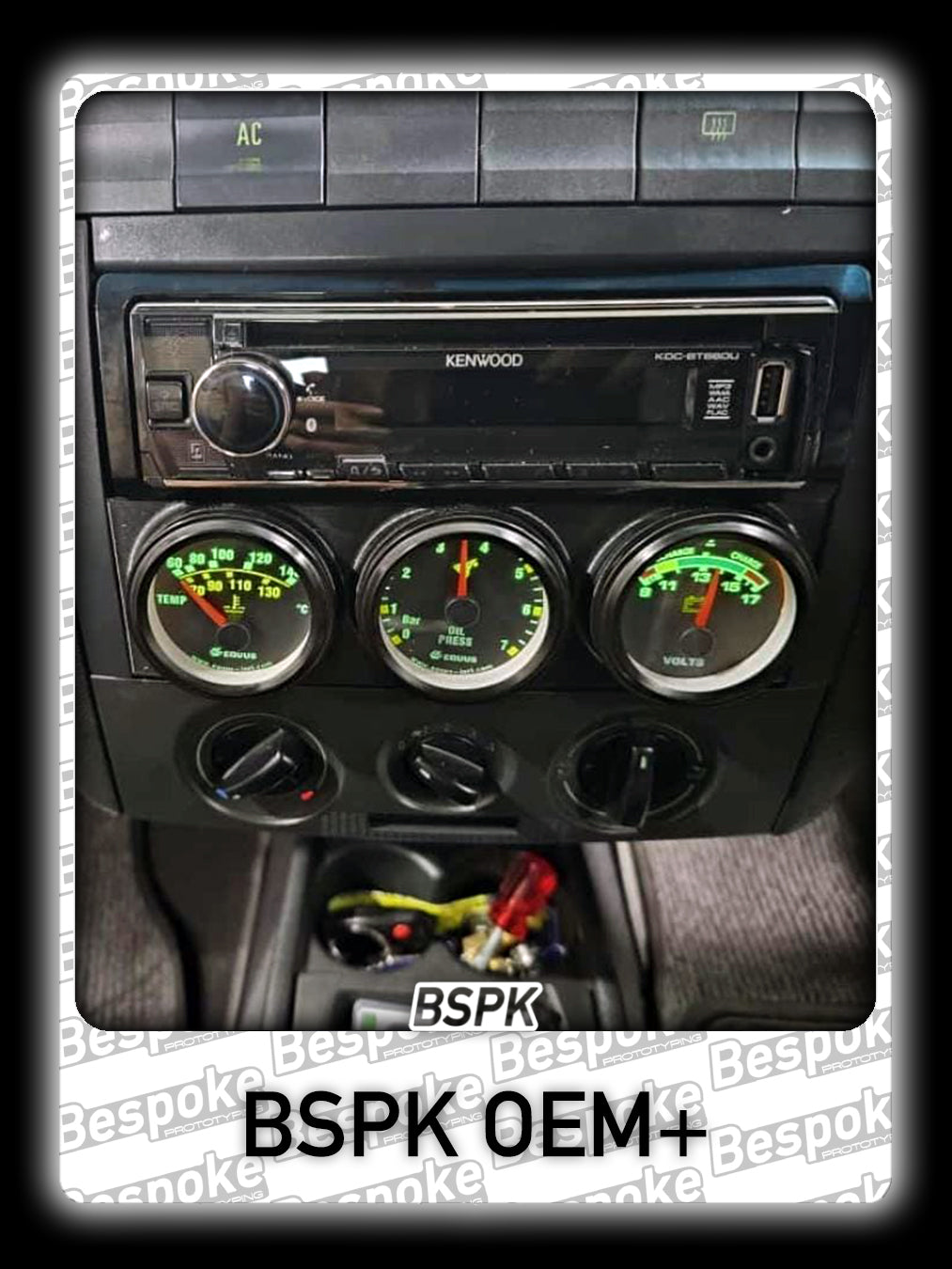 Volkswagen MK1 Golf - New Spec - Dashboard Stroage Tray Triple Gauge Pod