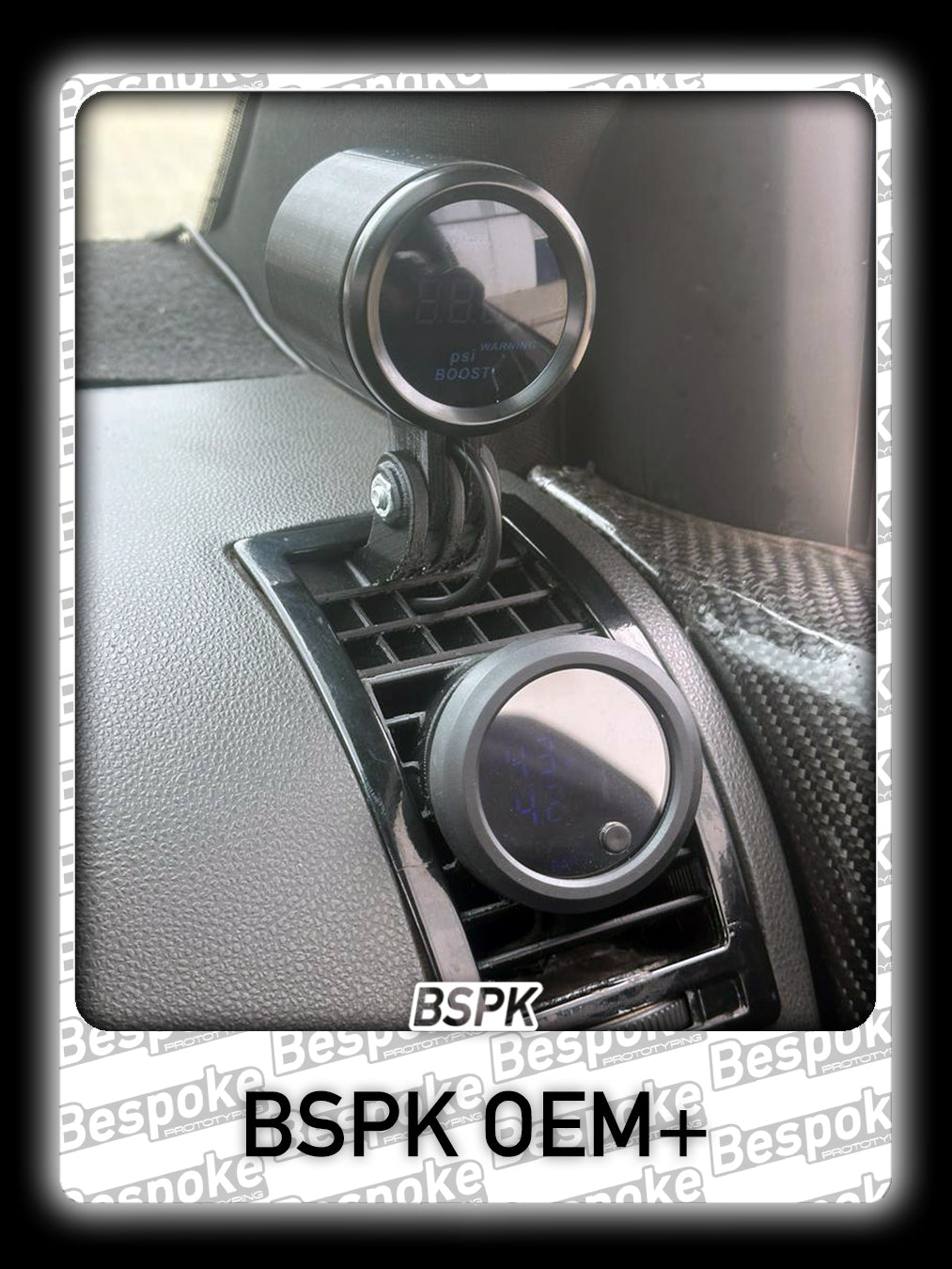 Volkswagen Polo 9N3 - Driver Upper Air Vent Gauge Pod Insert