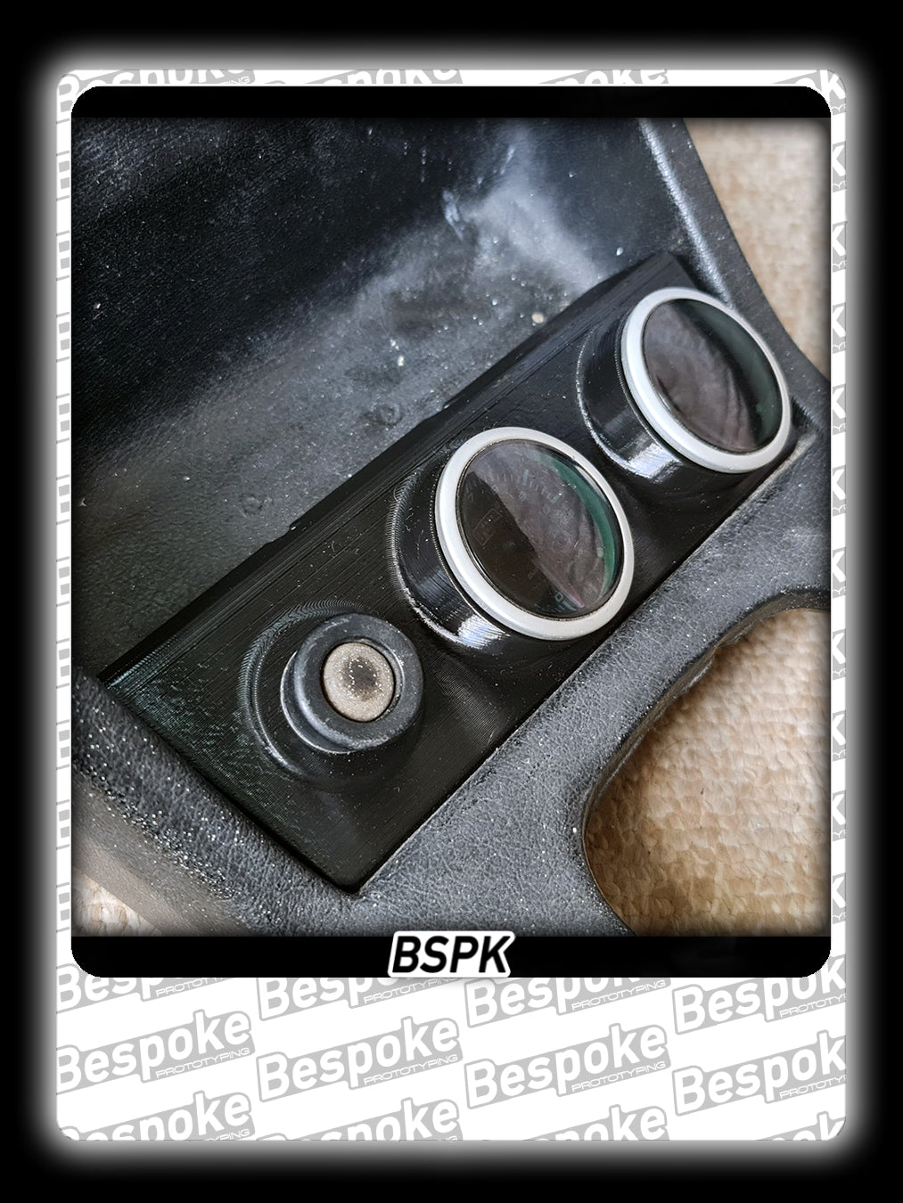 BMW E30 - Ashtray Dual Gauge Pod 10°