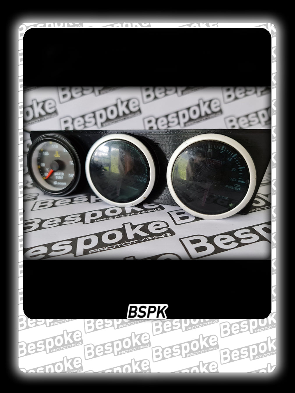 BMW E46 - Dashboard Ashtray Triple Gauge Pod Insert 10°