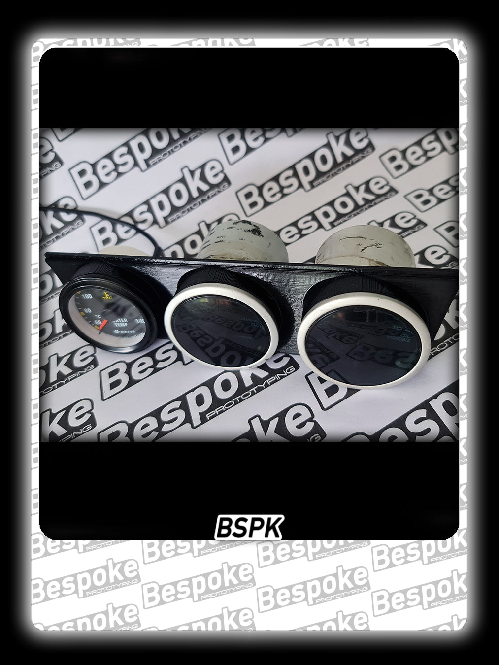 BMW E46 - Dashboard Ashtray Triple Gauge Pod Insert 10°