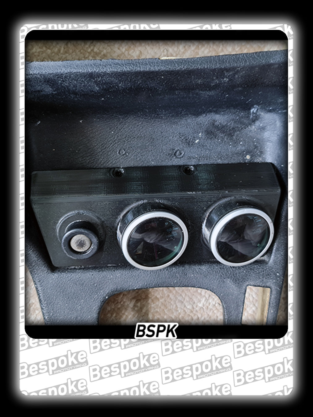 BMW E30 - Ashtray Dual Gauge Pod 10°