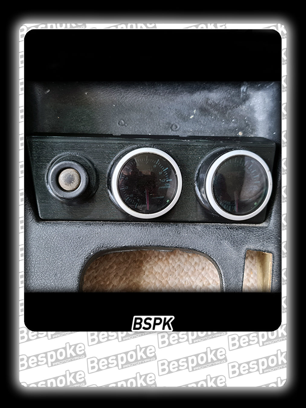 BMW E30 - Ashtray Dual Gauge Pod 10°